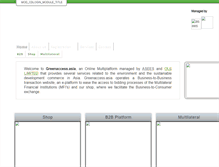 Tablet Screenshot of greenaccess.asia